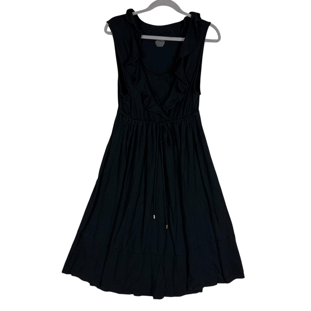 Liz Lange Maternity For Target Dress Womens XL Black Nursing Friendly Sundress